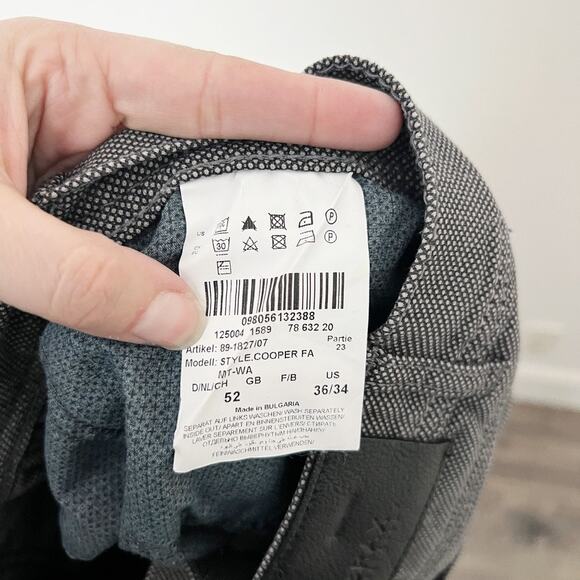 [Brax] Graphite Cooper Fancy Regular Fit Jeans Textured Five Pocket Style 36x34 - Picture 11 of 12